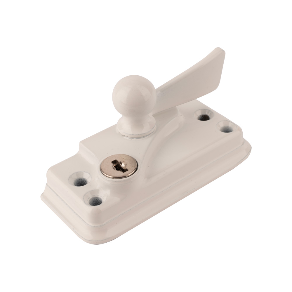 Timber Series High Security Architectural Cam Lock - White